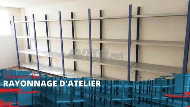 Rayonnage léger métal – Montage rapide