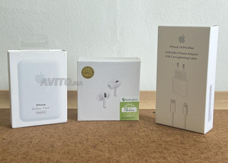 Pack 3 en 1 (Air pods Magsafe 5000mah Chargeur )