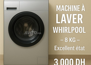 MACHINE À LAVER WHIRLPOOL (3 000 DH)