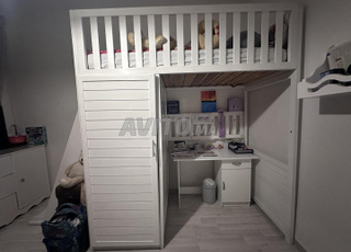 Lit superposé sans matelas