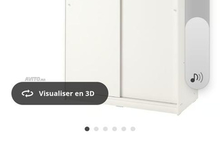 Armoire IKEA Kleppstad 117×176 à vendre