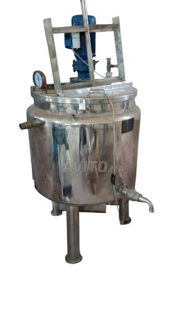 محرك من الفولاذ المقاوم للصدأ 500 لتر بجدار مزدوج من الفولاذ المقاوم للصدأ