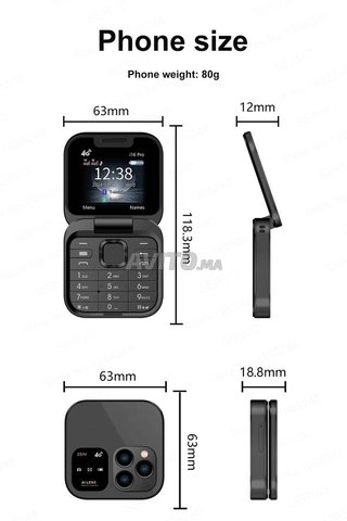 Servo i16 Pro Mini 2 SIM, راديو FM, micro SD, 4g