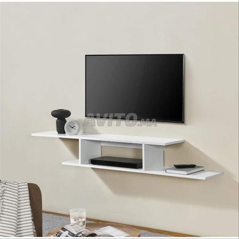 رف تلفزيون عصري أبيض، خزانة تلفزيون