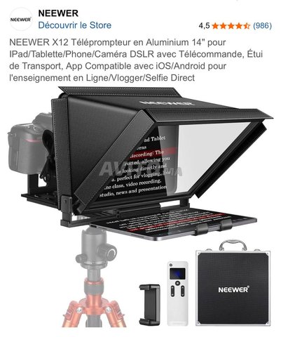 Téléprompteur en Aluminium 14