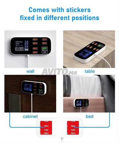 Station de chargeur USB de bureau