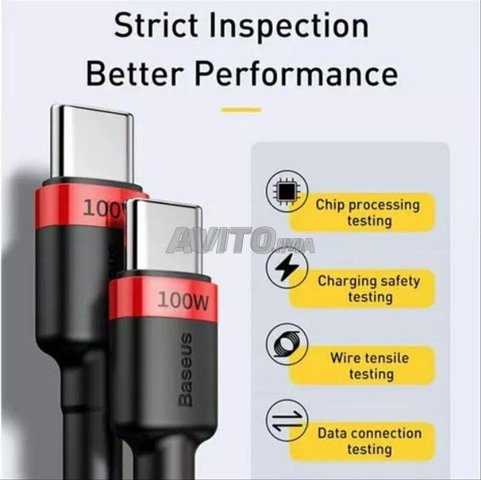 كابل Baseus Type C 100w