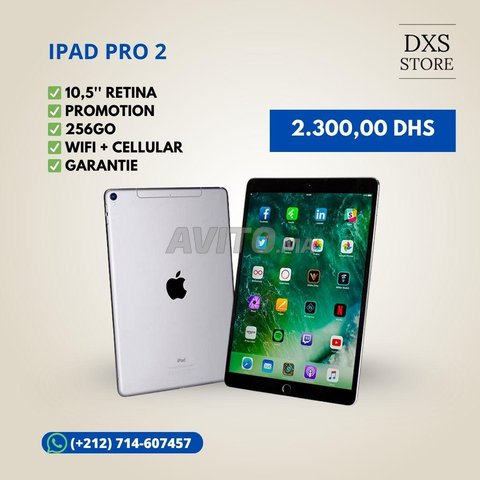 iPad Pro 2 Wifi & Cellular - 256Go - 10,5'' Rétina