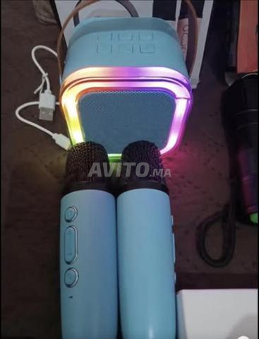 Haut-parleur sans fil avec double microphone avec lumières LED - 2