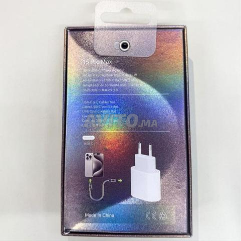 Complet iPhone Type C iPhone 15 Pro Max avec câble -35w - 2