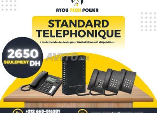 STANDARD TELEPHONIQUE POUR 4 POSTE