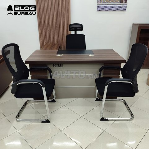 مكتب 1.60 متر مع وحدة إرجاع ودرج استيراد