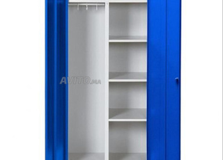 Armoire métallique modulable porte battantes