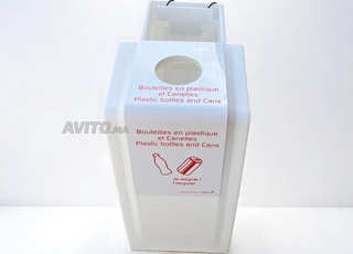 Poubelle tri Green bouteilles plastique & canettes