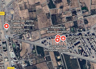 Terrain de 210 m² à vendre sur la route d’Ourika