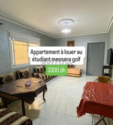 Appartement à louer aux étudiants Mesnana Golf