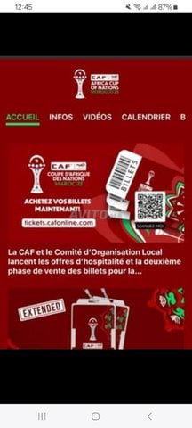 Vente de ticket Maroc Can