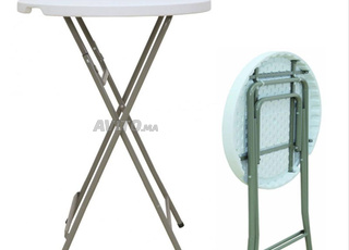 Table haute de réception - mange debout