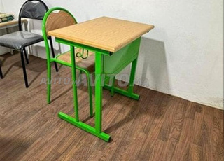 Les chaises avec table scolaire semi métallique