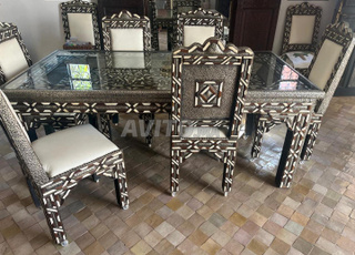 Table à manger Syrienne avec chaises