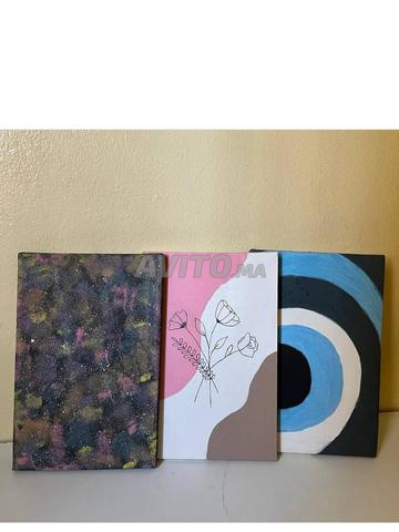 Tableau artistique fait maison - Abstract Décor - Prix intéressants - 2