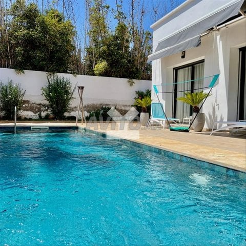 126514-Villa à louer à 45000DH à Chantilly (Hippod