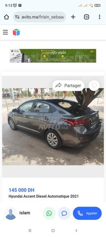 Hyundai Accent Diesel Automatique 2021