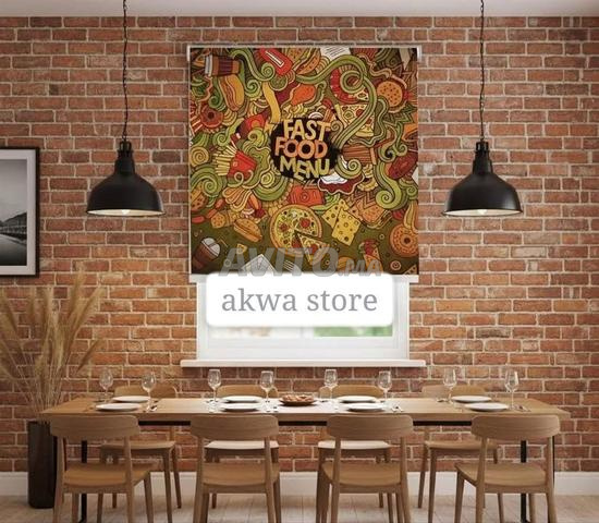 الستائر وستائر المطبخ - 2