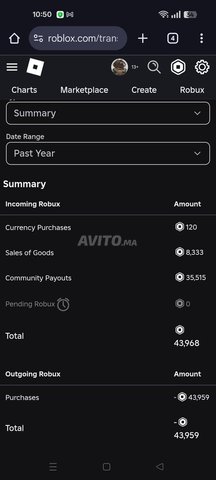 حساب Roblox للبيع