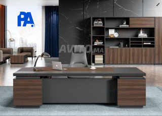 Bureau de direction moderne en bois
