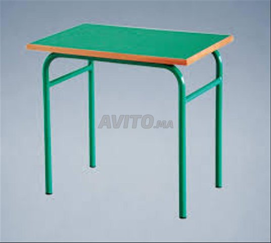 طاولة مدرسية فردية بدون خزانة