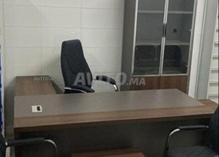 Bureau avec retour et caisson مكتب جودة عالية