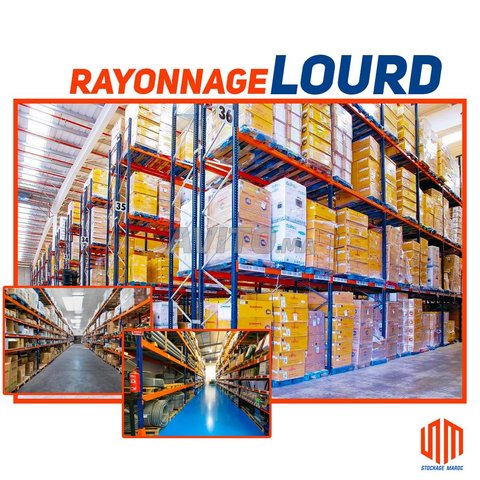 Rayonnage pour stockage ****Contactez Mme Ilham