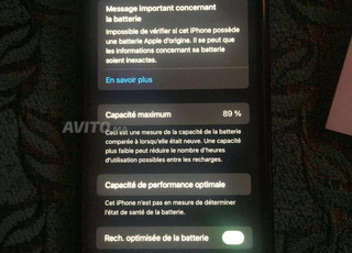 iphone xr 64 gb écran original batterie 89