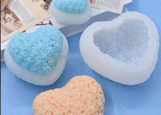 1Pc Moule en silicone en forme de cœur