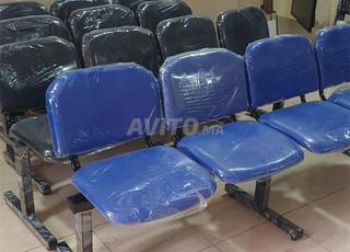 مقعد من الجلد الصناعي 3 مقاعد \ مقعد استقبال