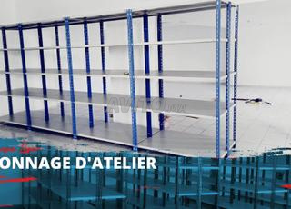 رفوف خفيفة من المعدن - تركيب سريع