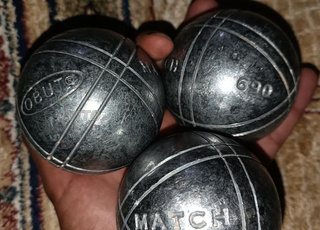 3 BOULES DE PÉTANQUE COMPÉTITION OBUT MATCH