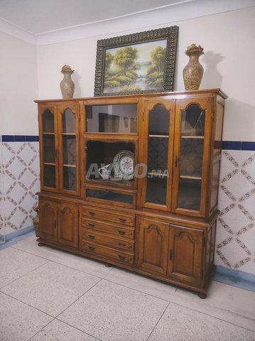 Vitrine de luxe bois massif