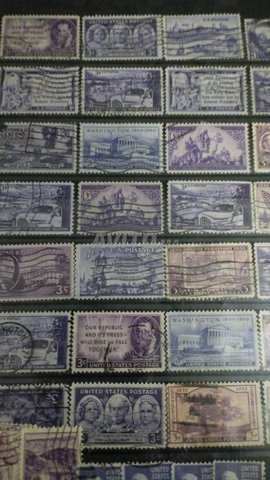 طوابع كلاسيكية لدولة أمريكا 🇺🇸