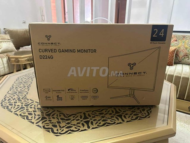 connect 24 D224G Curved 180HZ لم يستعمل ابدا