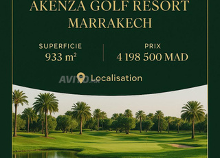 Terrain villa A vendre Akenza Golf