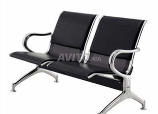 مقعد من الجلد الصناعي 3 مقاعد \ مقعد استقبال