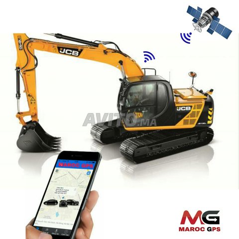 جهاز تتبع نظام تحديد المواقع العالمي (GPS) لمعدات الأشغال العامة والبناء JCB