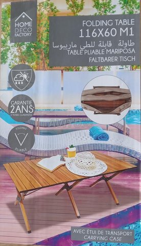 Table pliable et transportable