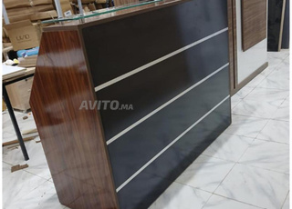 Comptoir D'accueil Avec Bardage Rabat