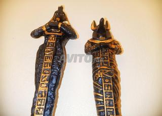 زوج تماثيل فرعونية أصلية للديكور
