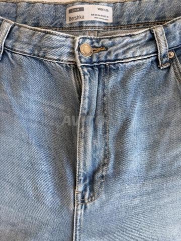 جينز Bershka واسع الساق - مقاس 40 - حالة جيدة جدا - 2