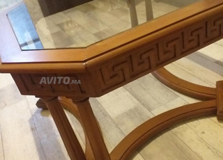 2 tables basses en bois massif à vendre