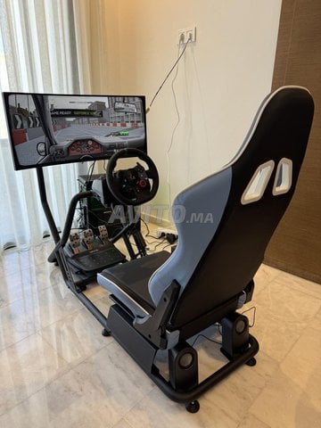 جهاز محاكاة سباقات السيارات الكامل جديد